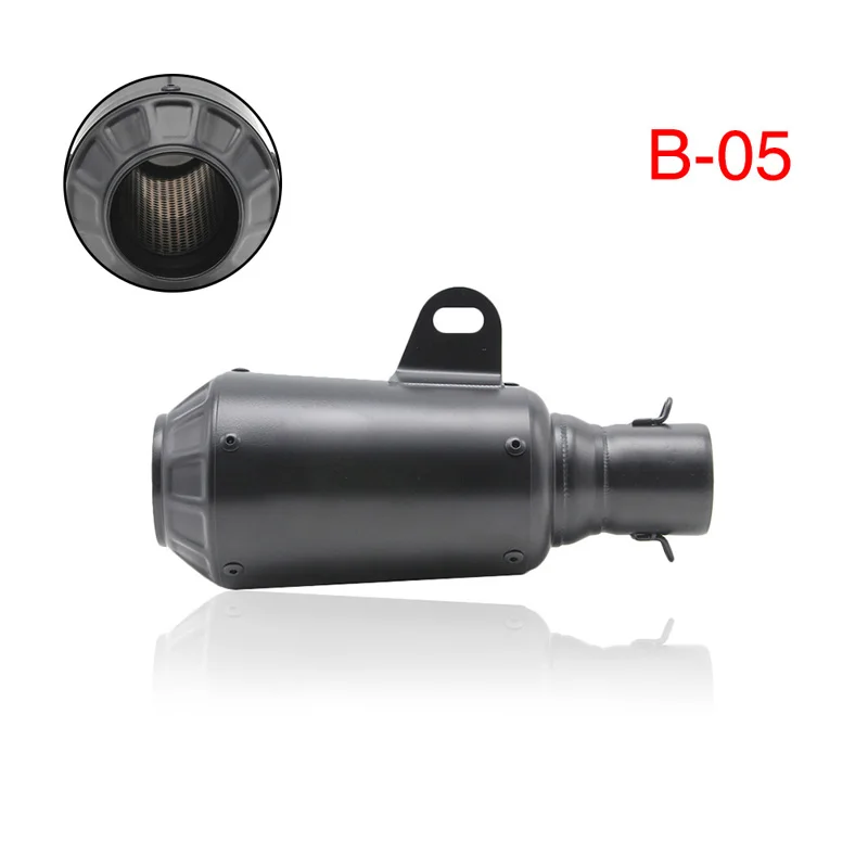 ZS для мотокросса, для езды на мотоцикле, Yoshimura GP-Force Байк выхлопная труба глушителя Moto Escape изменение для Akrapovic MSX125 KTM - Цвет: Model B-05