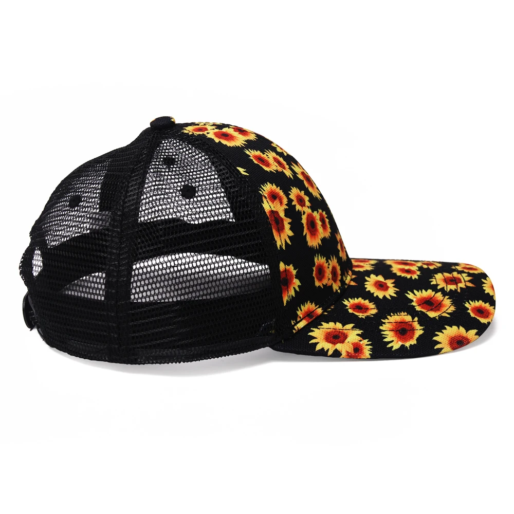 50PCS Ready instock Cheetah Serape Print Hat Leopard Pattern Adult Cap Canvas With Sunflower Caps DOMIL-1091116 |