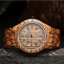 Newest Wooden Watch relojes Dress Men's Wood Watches Quartz Wrist Watch Antique Dial Fashion Gift Gr