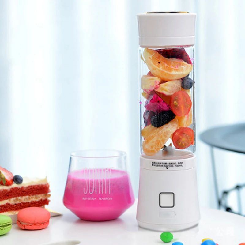 400 мл 6 лезвий USB Перезаряжаемый блендер миксер портативная Мини соковыжималка