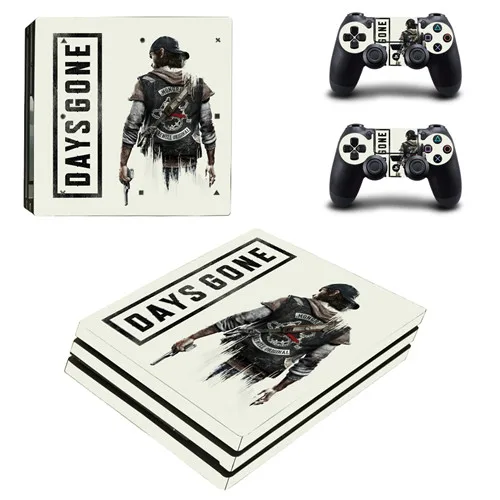 Days Gone PS4 Pro Skin Sticker For PlayStation 4 Console and Controller Decal PS4 Pro Skin Sticker Vinyl - Цвет: 1
