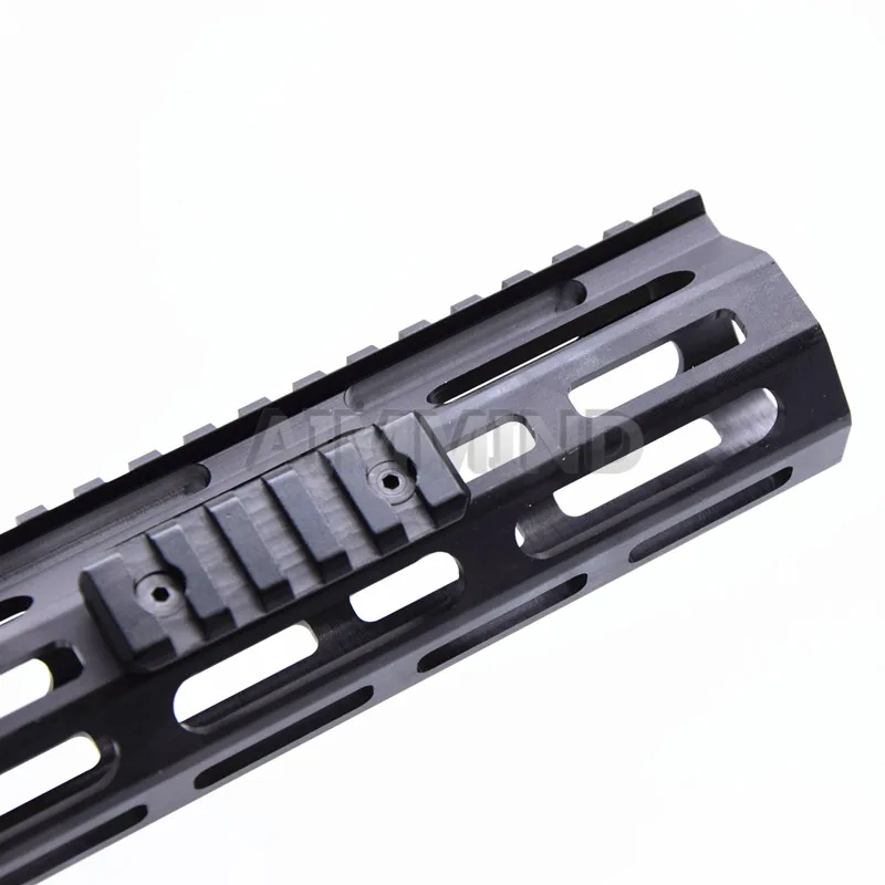 20 шт. 5 слотов черный MLOK рельсовая секция AR15 M4 M16 M lok накладка мм Picatinny рельсовый