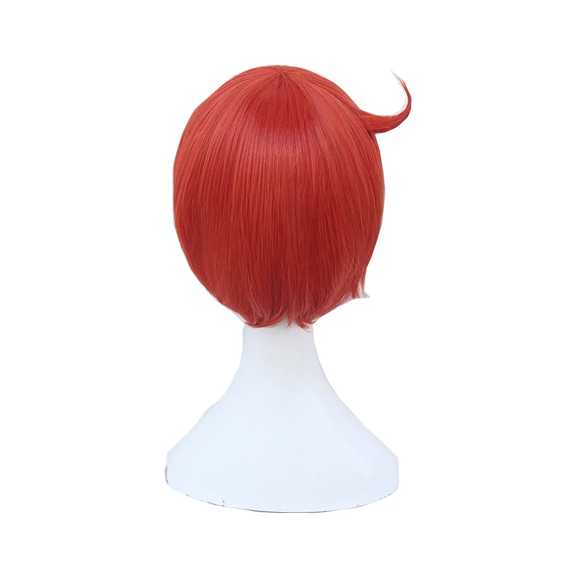 Волосы для косплея ROLECOS аниме клетки на работе красные кровяные 25 см короткие