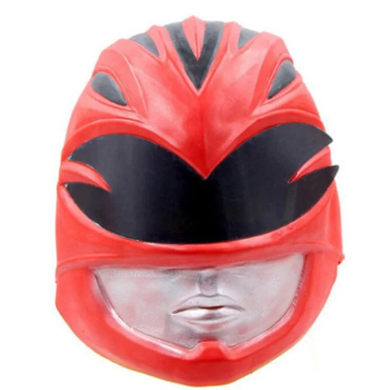 Zyuranger Ranger маска красный рейнджеры шлем для косплея супергероя косплей аксессуар красный шлем ролевые игры взрослый латексный головной убор Хэллоуин
