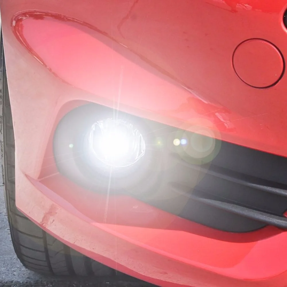 2 шт./лот 11 Вт H27 881 880 889 890CREE XP-E Q5 4-COB LED объектив для проектора автомобиля DRL