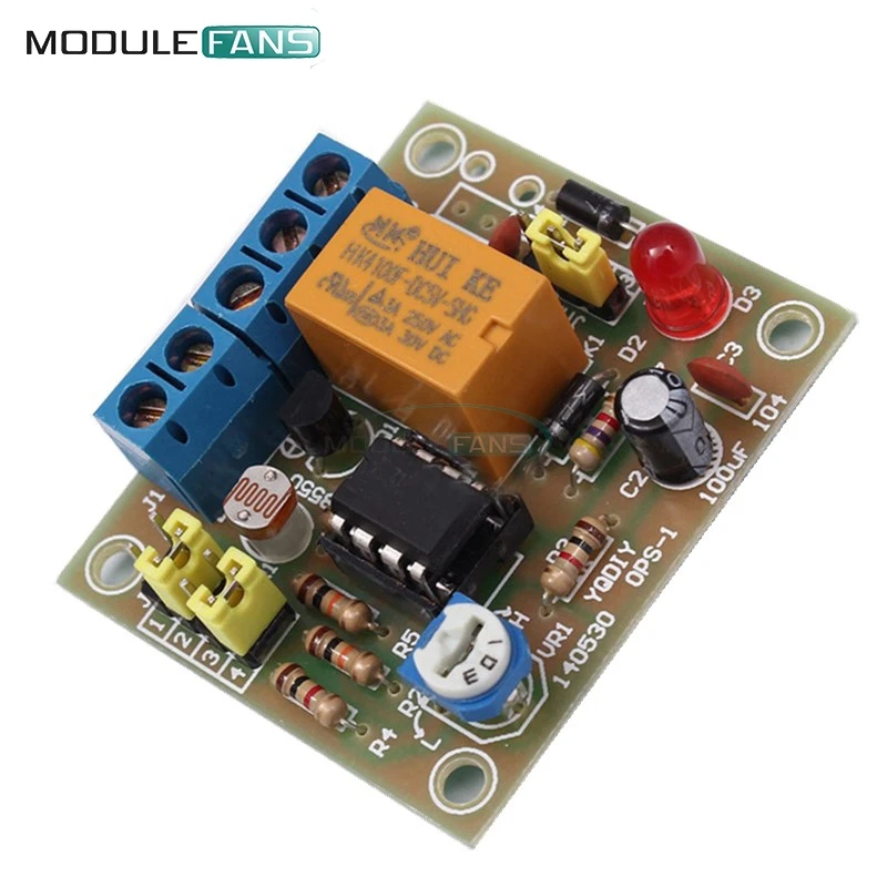 LM393 DIY светильник выключатель комплект Kit с 5V Реле электронная забавные триггер