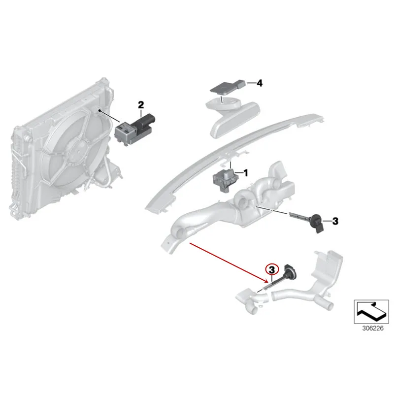 

Датчик температуры в помещении автомобиля E66 E87 E90 30 64226915391 745 120 318 B