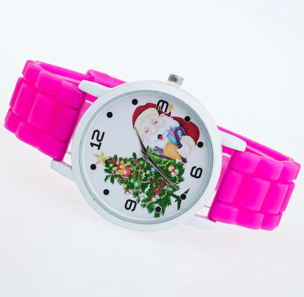 Детские Модные наручные часы с Санта-Клаусом zegarek dla dzieci reloj infantil ocuk saat ocuk saati reloj nio