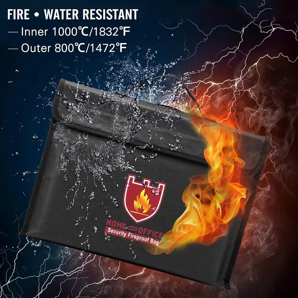 Adeeing Сумка для документов большой емкости двухсторонняя термостойкая