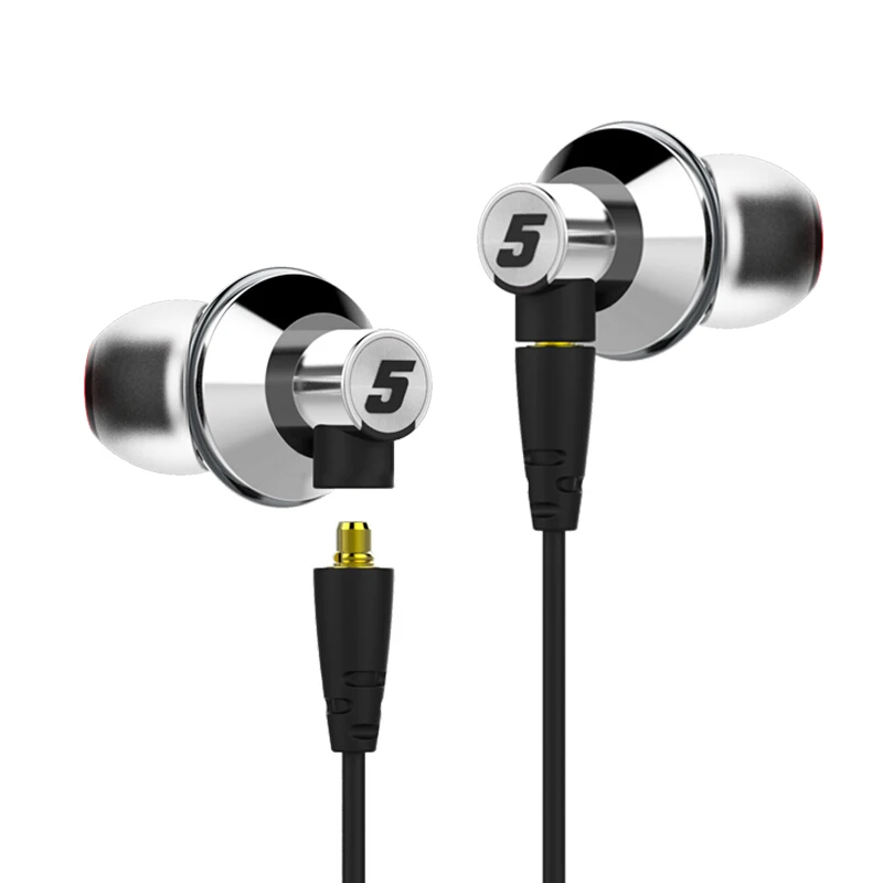 DUNU TITAN 5 T5 титановая диафрагма динамический насыщенный бас HiFi Внутриканальные