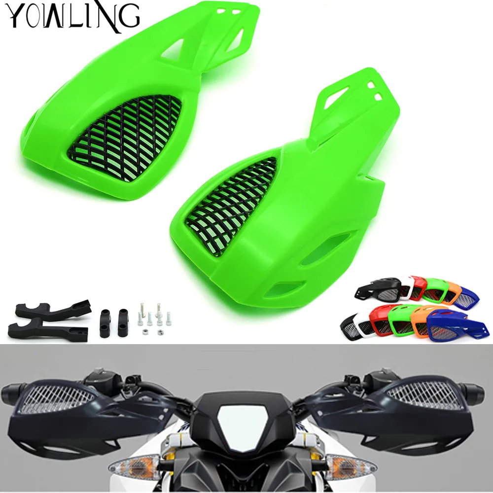 

motorcycle brush bar hand guards handguard motorbike parts handle guards Dirt Bike for KAWASAKI CRF YZF r3 KX RMZ WR250 EXC