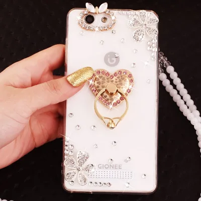 XSMYiss Luxury Rhinestone Diamond Ring Stands Crown Soft Case Cover For Xiaomi Redmi 5 6 4X 4A 5A 6A 8A Note 4 7 8 Pro |
