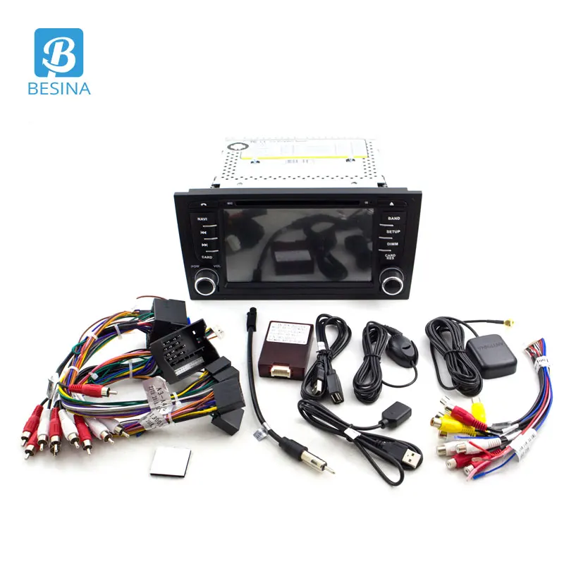 Besina 7 дюймов 2 Din Авто Радио Android 10 0 Автомобильный DVD плеер для AUDI A6 S6 RS6 GPS навигация