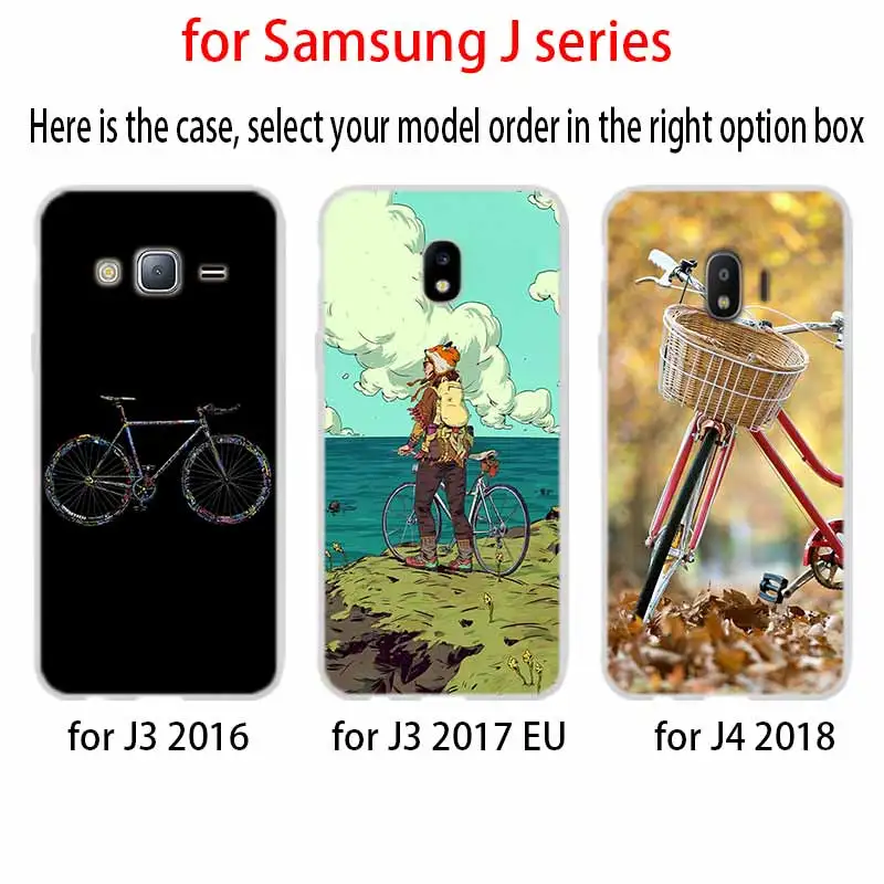 Велосипедный Чехол для телефона Samsung Galaxy j6 J8 J7 J5 J3 J4 Plus 2018 2017 2016 J610 Prime мягкий