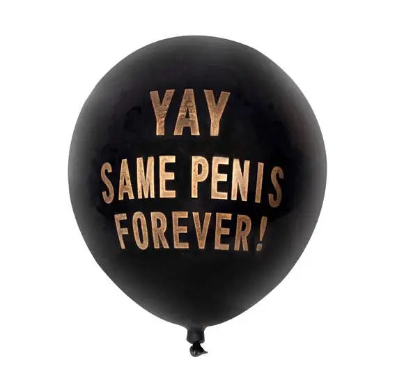 10 шт./лот 12 дюймов ура же пенис навсегда шары контент для взрослых девичник