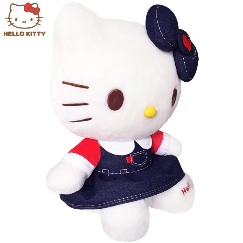 Плюшевая игрушка Hello Kitty ковбойская плюшевая кукла мягкие игрушки милый подарок