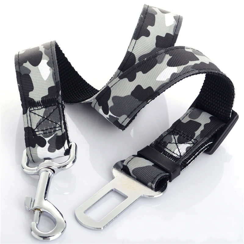 Adjustable Puppy Dog Car Seat Belts Nylon Pet Vehicle Seatbelt Lead for Dogs Pets Supplies Safety Lever Auto Traction Products images - 6