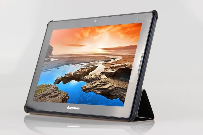 Чехол подставка из искусственной кожи для Lenovo tab чехол планшета A7600 с функцией