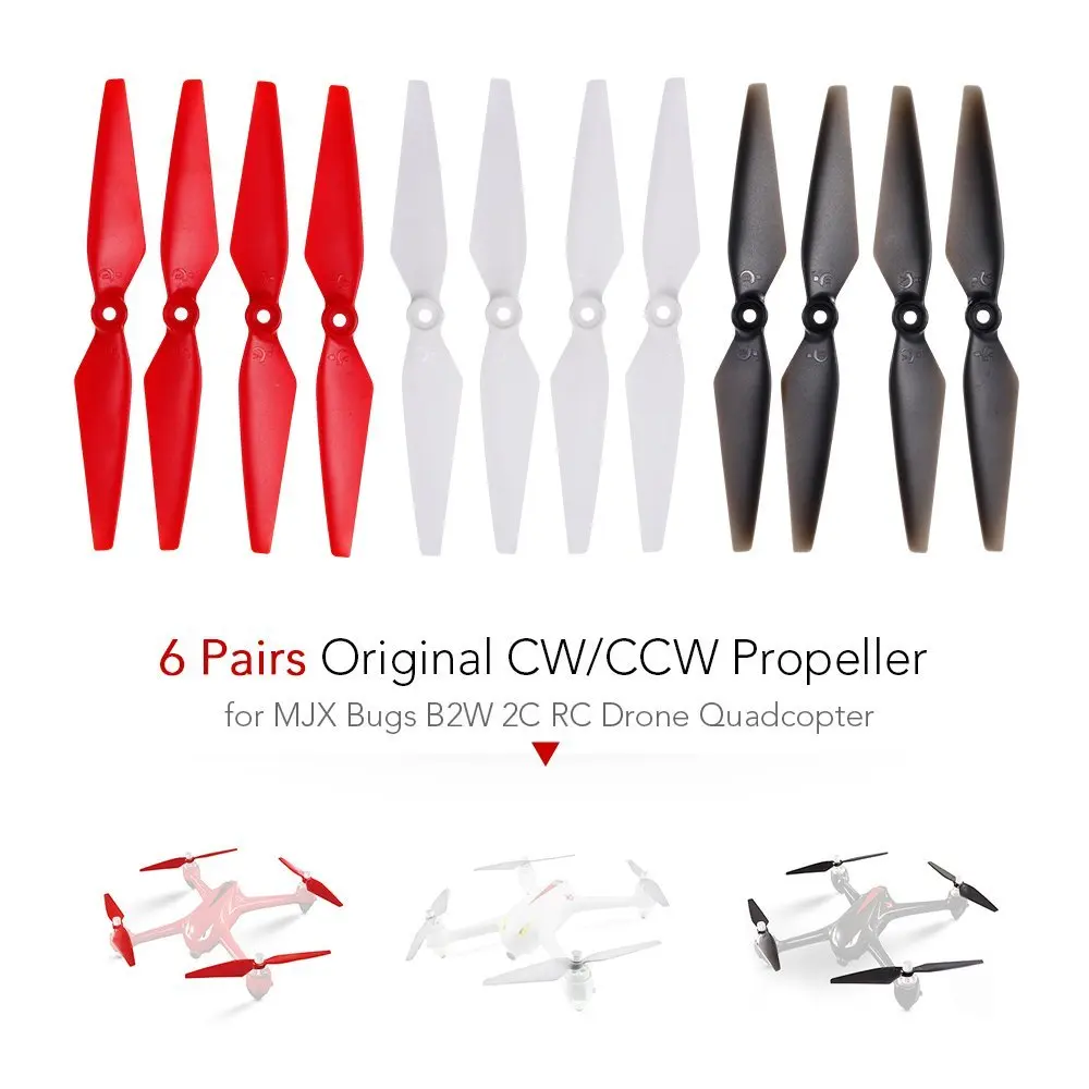 EBOYU 3 комплекта * Оригинальный Пропеллер CW/CCW для MJX Bugs 2C B2W RC Drone Quadcopter|cw ccw propeller|cw
