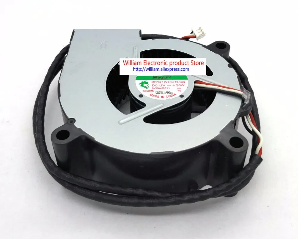 Новый оригинальный MF70251V1-C010-G99 DC12V 4 26 W 70*25 мм 3 линии Тахометр сигнала для