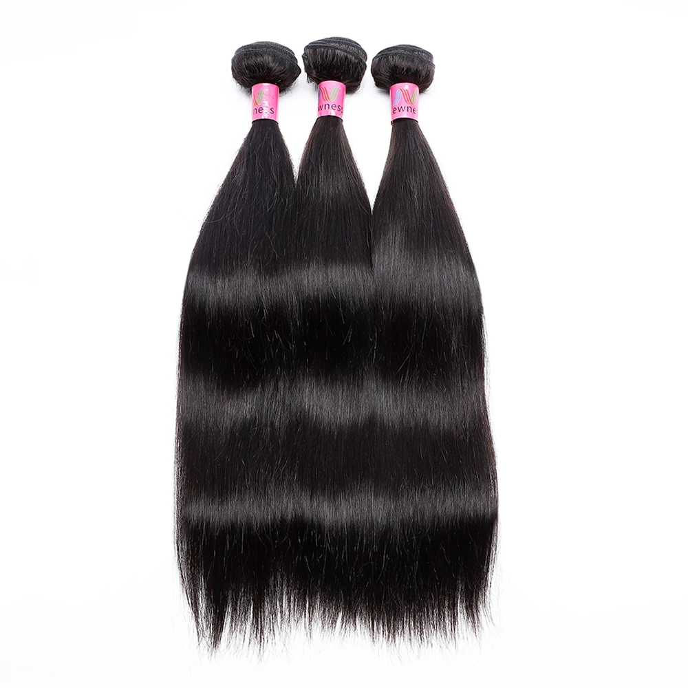 Бразильские прямые волосы 3 пучка дело 8А класс remy пучок 8 &quot 30&quot натуральный цвет