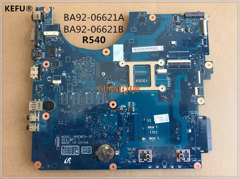 KEFU Бесплатная доставка для samsung R540 E452 BA92 06621A материнская плата ноутбука 100%