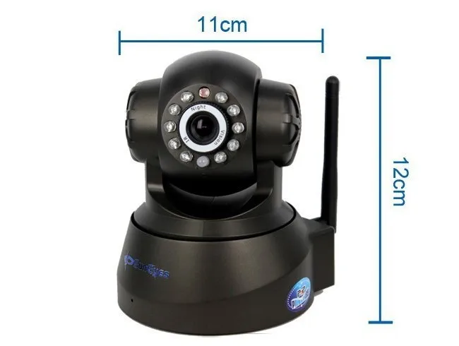 SunEyes Easy Setup Wireless IP Camera Security Support IR Night Vision With Free Iphone Android App Software SP-T01EWP |