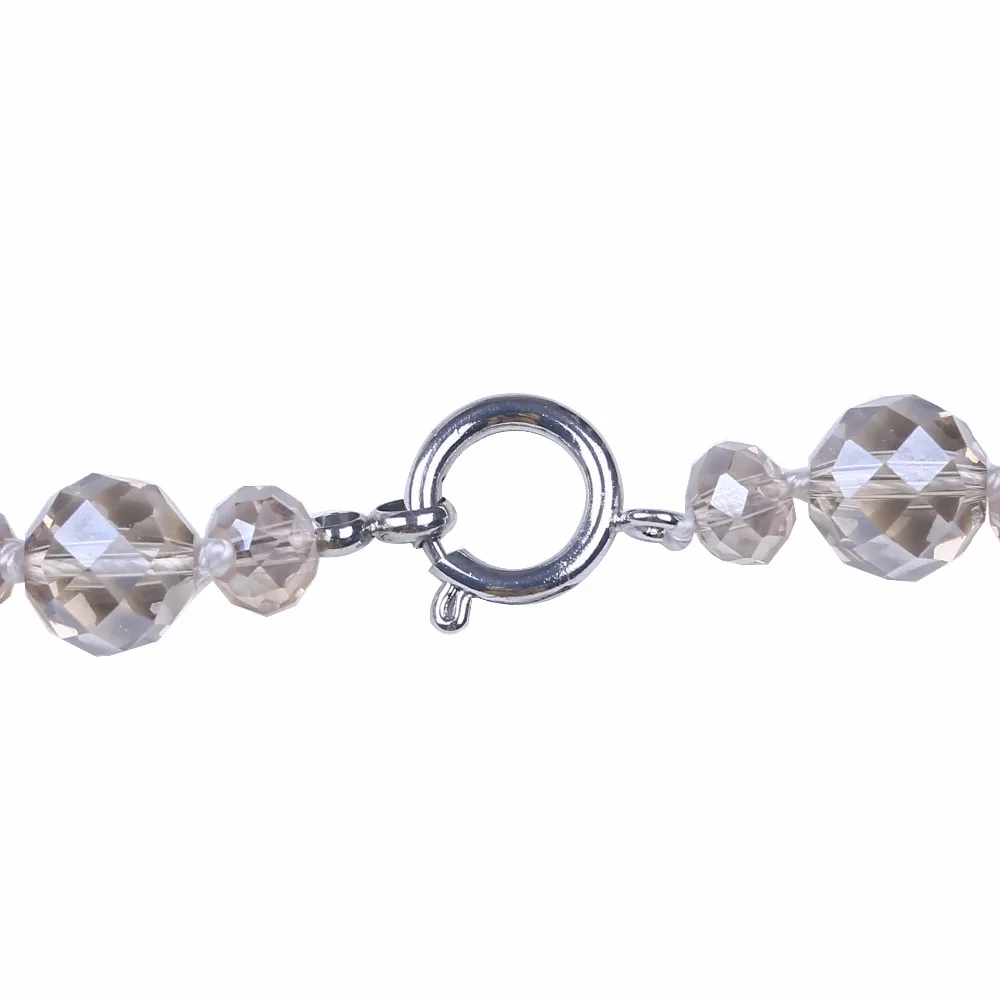 New natural stone necklace popular with crystal handmade choker femme jewelry | Украшения и аксессуары