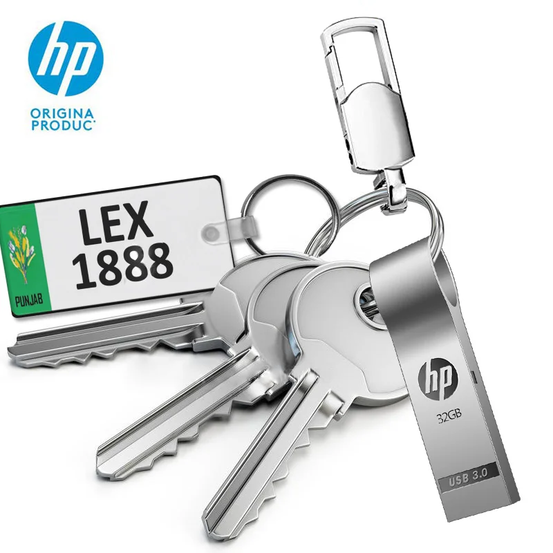 USB флеш накопитель HP 16 ГБ 32 64 128 металлический Cle USB3.0 Прямая поставка