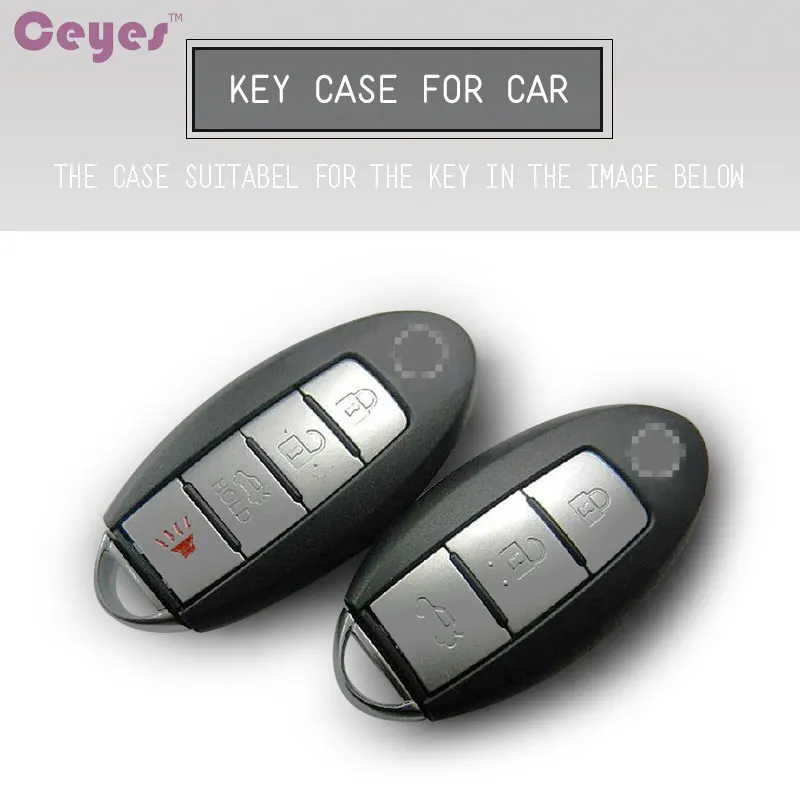 Чехол для ключа Ceyes ТПУ чехол Nissan X trail Note Tiida Qashqai Juke Infiniti аксессуары стайлинга