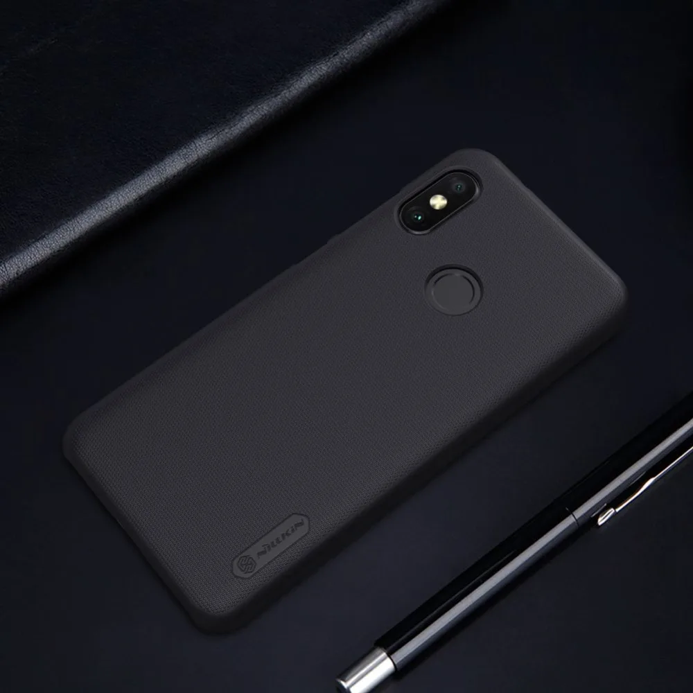 for Xiaomi Mi A2 Lite case hard cover Nillkin frosted coque etui hoesje on phone bags |
