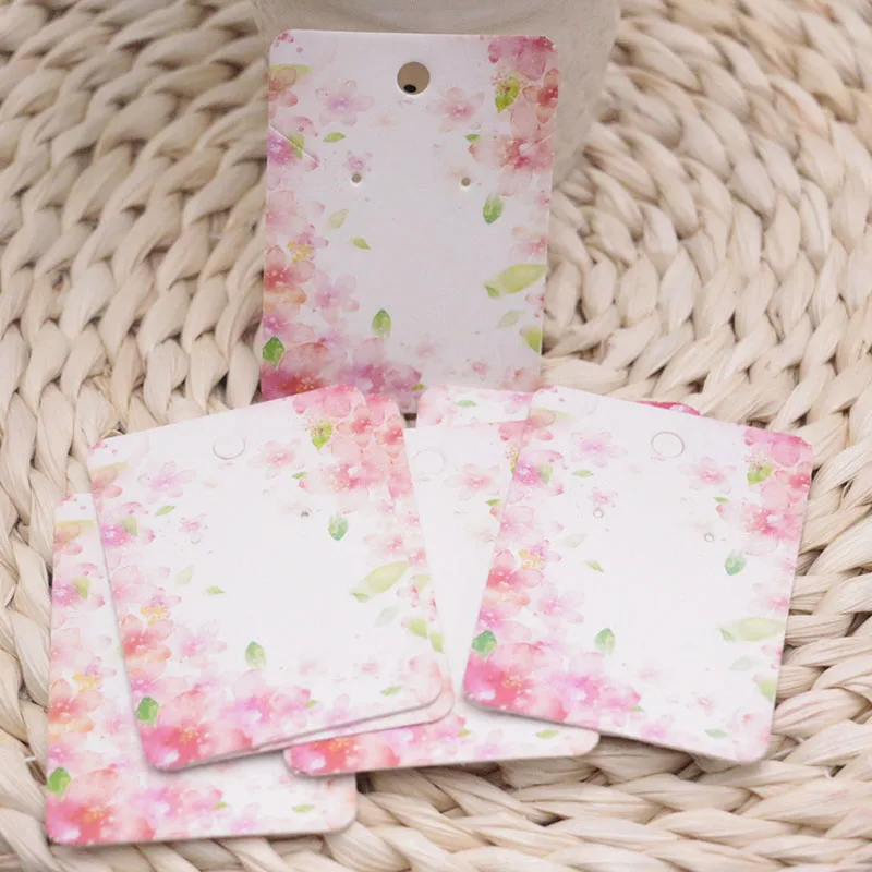 5x7cm Paper Earring Cards Necklace/Bracelet Display Packaging Card Tags Jewelry Accessories Showcase Custom Logo | Украшения и