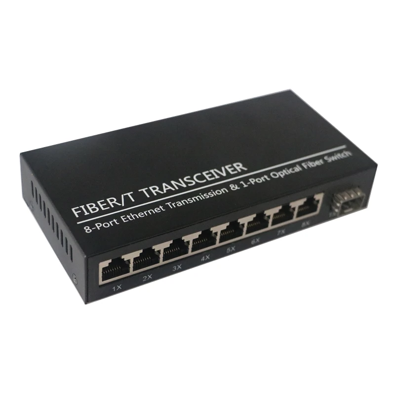Гигабитный преобразователь SFP фибра оптический переключатель 1-портовый разъем в