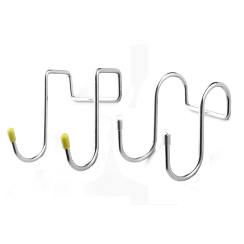 Дверные Крючки из нержавеющей стали двойной s образный крючок для кухонных