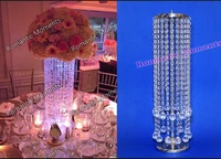 10pcslot acrylic crystal wedding centerpieces ferris wheel road led candle holders wedding decoration 60cm15cm