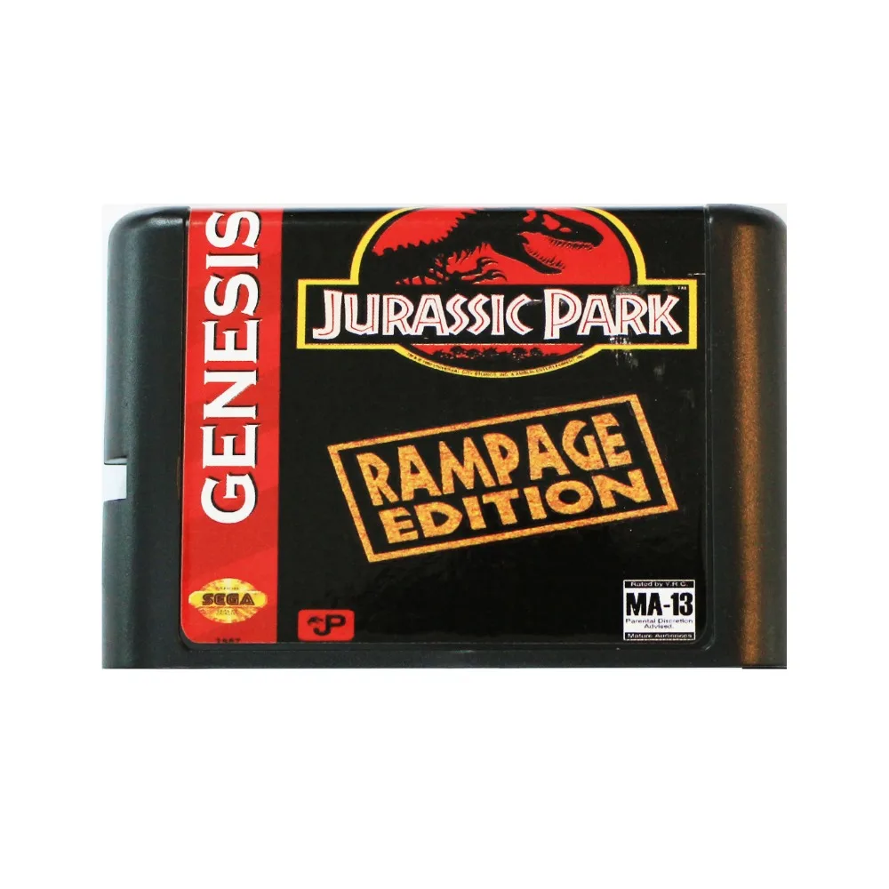 В стиле Парк Юрского периода буйство Edition 16 бит MD карточная игра для Sega игры SEGA Mega
