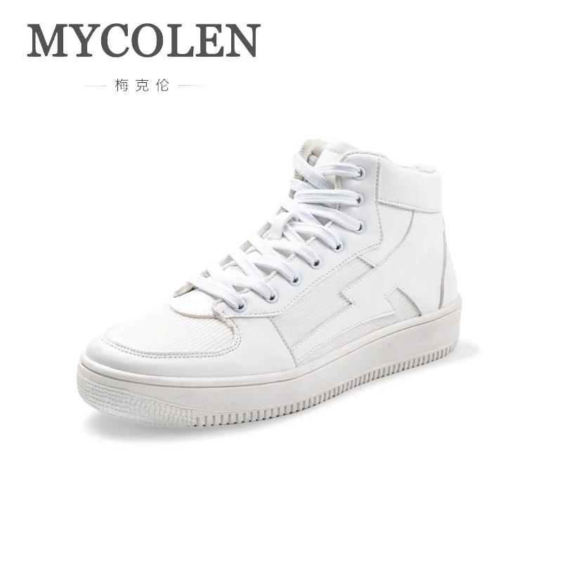 MYCOLEN/2019 г. Лидер продаж Мужская обувь модная весенняя Осенняя кожаная для мужчин