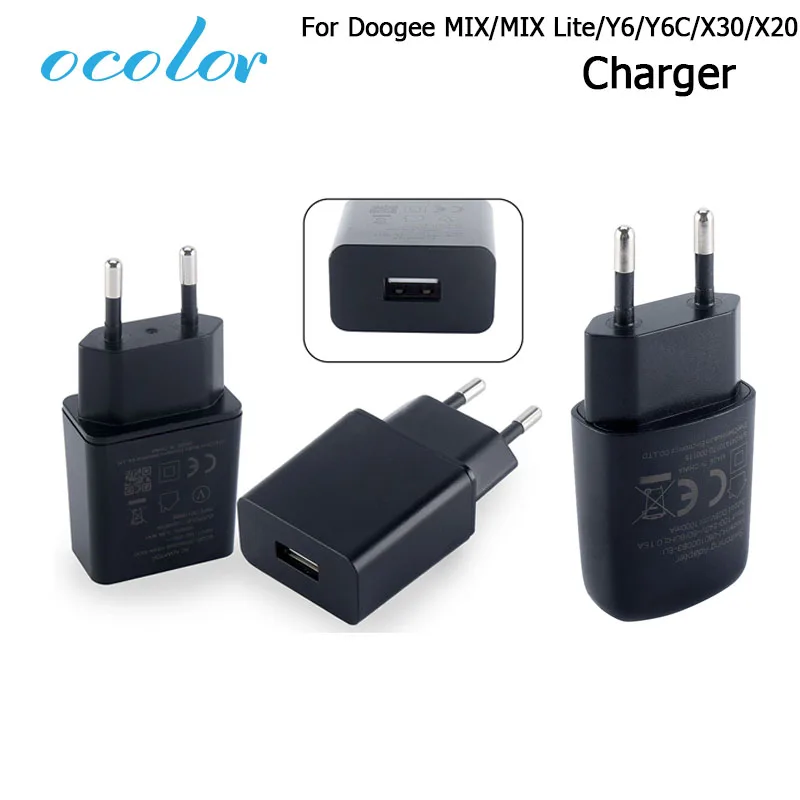 Ocolor Для Doogee Mix Silver Lite Y6 Y6C X30 X20 зарядное устройство адаптер переменного тока с