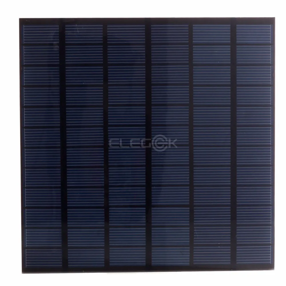 ELEGEEK 4 5 Вт 18 в поликристаллическая солнечная панель 250 мАч мини зарядное