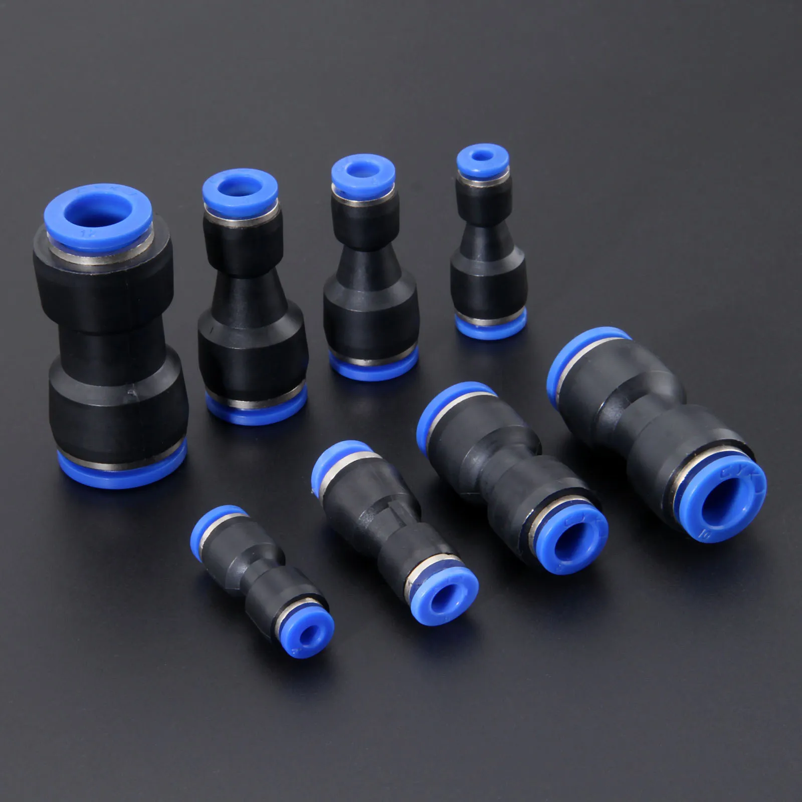 1 шт. пневматические фитинги пуш-ап в прямой Редуктор разъемы для воздуха