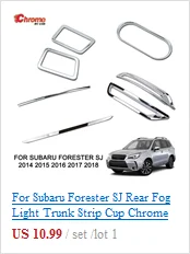 Для Subaru Forester SJ хромированная панель переключения передач Панель ободка накладка автомобильные аксессуары комплект наклеек