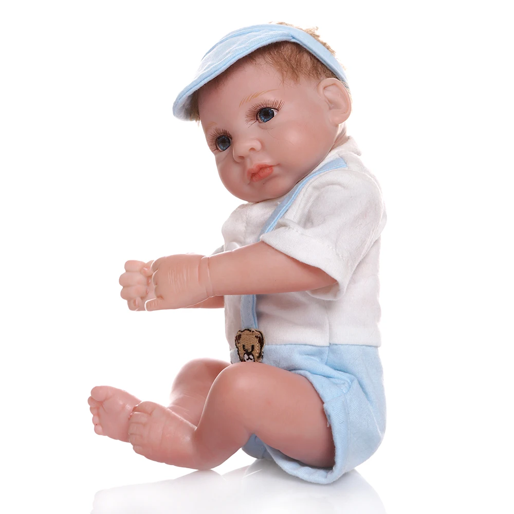 NPK 26 см миниатюрная Кукла reborn baby boy очень милая маленькая забавная кукла