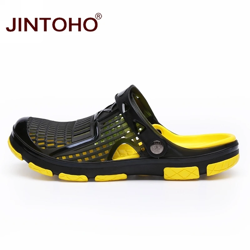 JINTOHO Мужские дышащие пляжные сандалии Повседневная пляжная обувь массажные