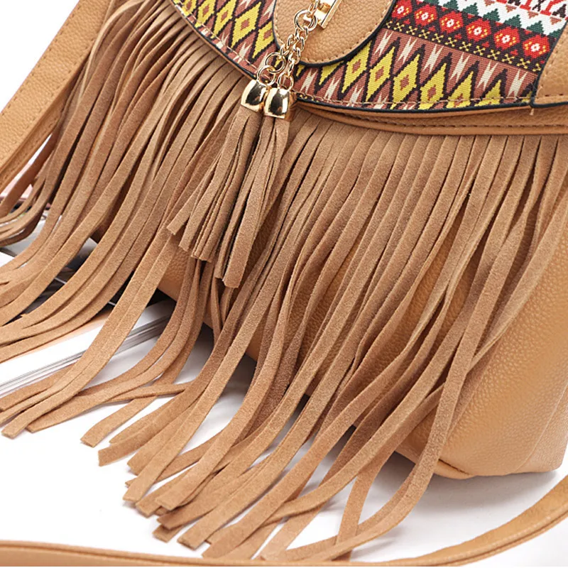 Женская сумка мессенджер из искусственной кожи с цветочным принтом винтажная