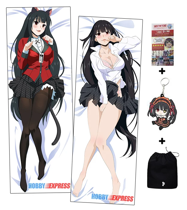 Японский чехол для подушки Hobby Express Dakimakura Kakegurui Jabami Yumeko H3636|body pillow cover|hobby expresshugging body