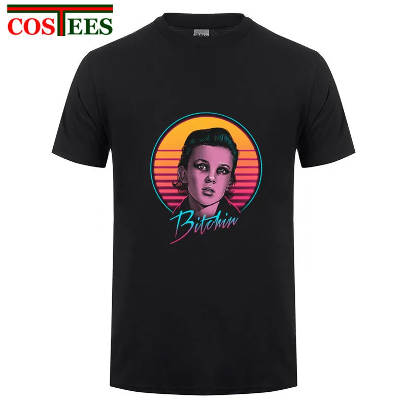 Camisetas Bitchin' Ретро волнистый стиль странные вещи футболки для женщин и мужчин o
