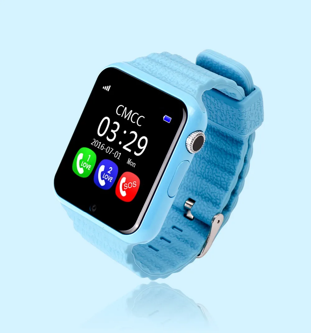 GPS Smart Watch Kids V7k Camera/Facebook SOS Call Location DevicerTracker for Kid Safe Anti-Lost Monitor PK Q90 Q80 Q750 Q60 Q50 |