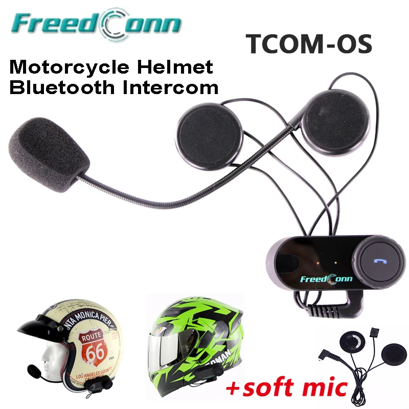 Freedconn мотоциклетный bluetooth Шлем Интерком Мото мотоцикл bt гарнитура для 3 всадников
