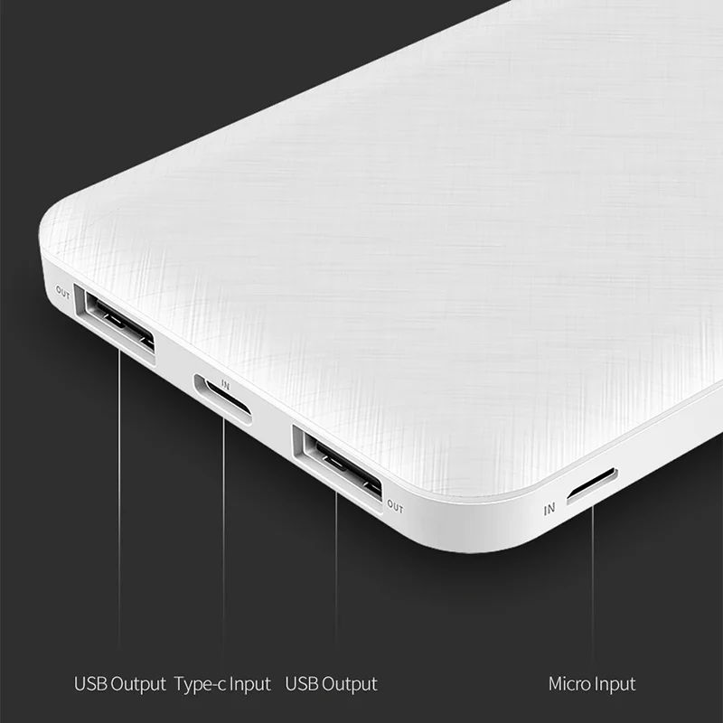 ROCK power Bank 10000 мАч для iPhone X XS MAX XR 8 портативное Внешнее зарядное устройство Xiaomi Mi huawei
