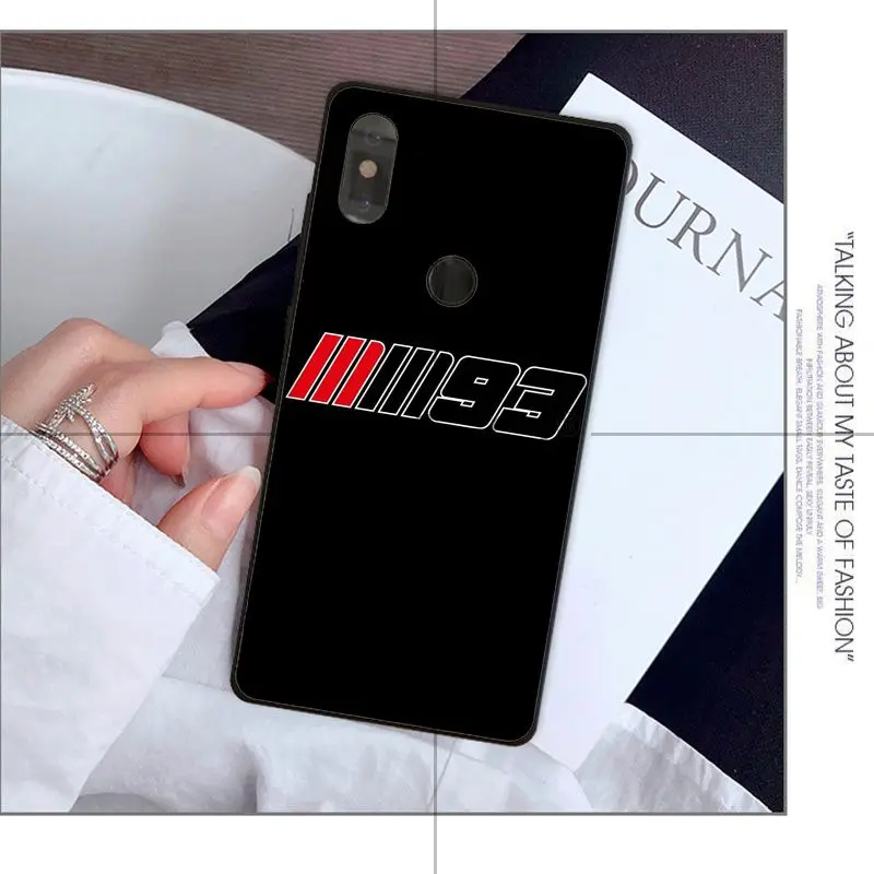 Ruicaica toalha Mark marquez мм 93 Мягкий силиконовый чехол для телефона из ТПУ Redmi 5 plus Note Xiaomi Mi 6